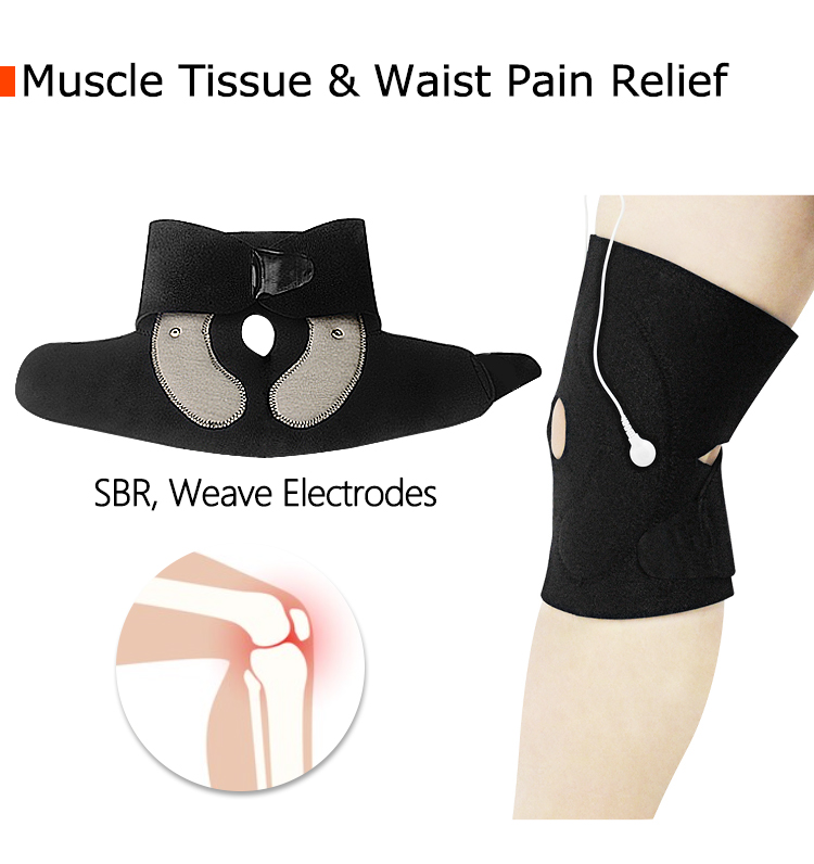 Tens Pain Relief Unit - Lengan Lutut Konduktif Meringankan Nyeri Lutut