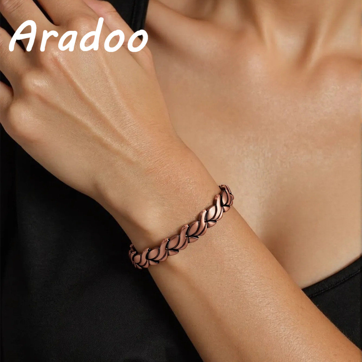 Health Wellness Bracelet - ARADOO Gelang Magnet Tembaga Murni untuk