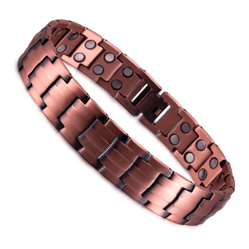 Health Wellness Bracelet - Gelang Terapi Magnet Tembaga Merah Premium