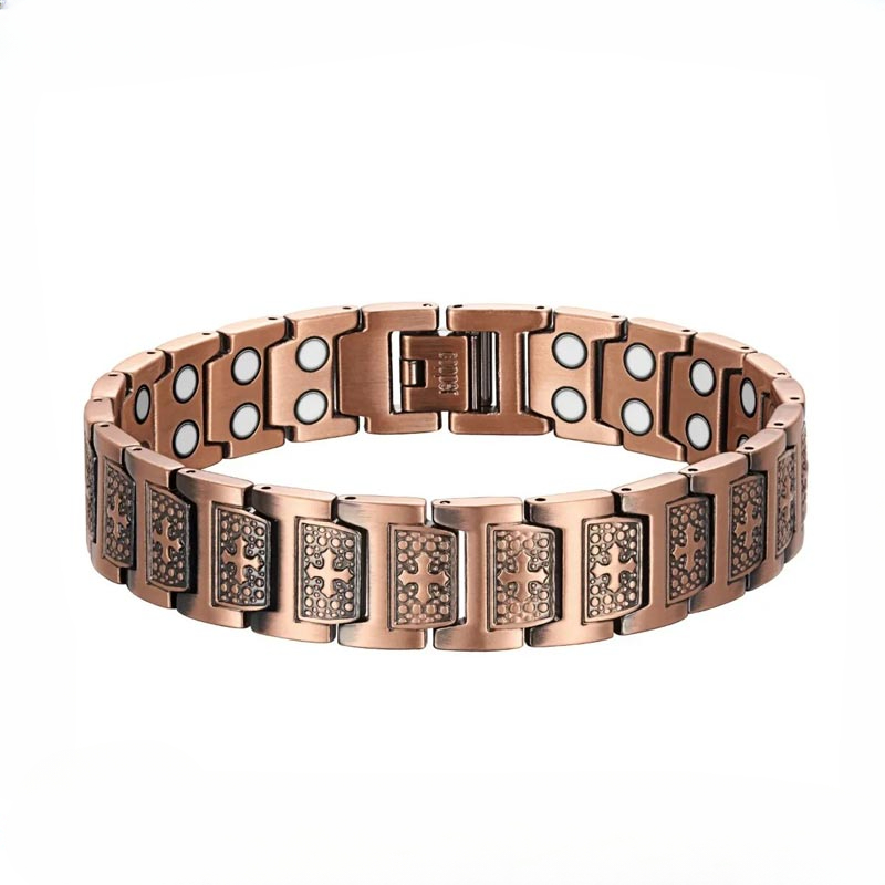Health Wellness Bracelet - Gelang Magnet Viking untuk Pria, Baja