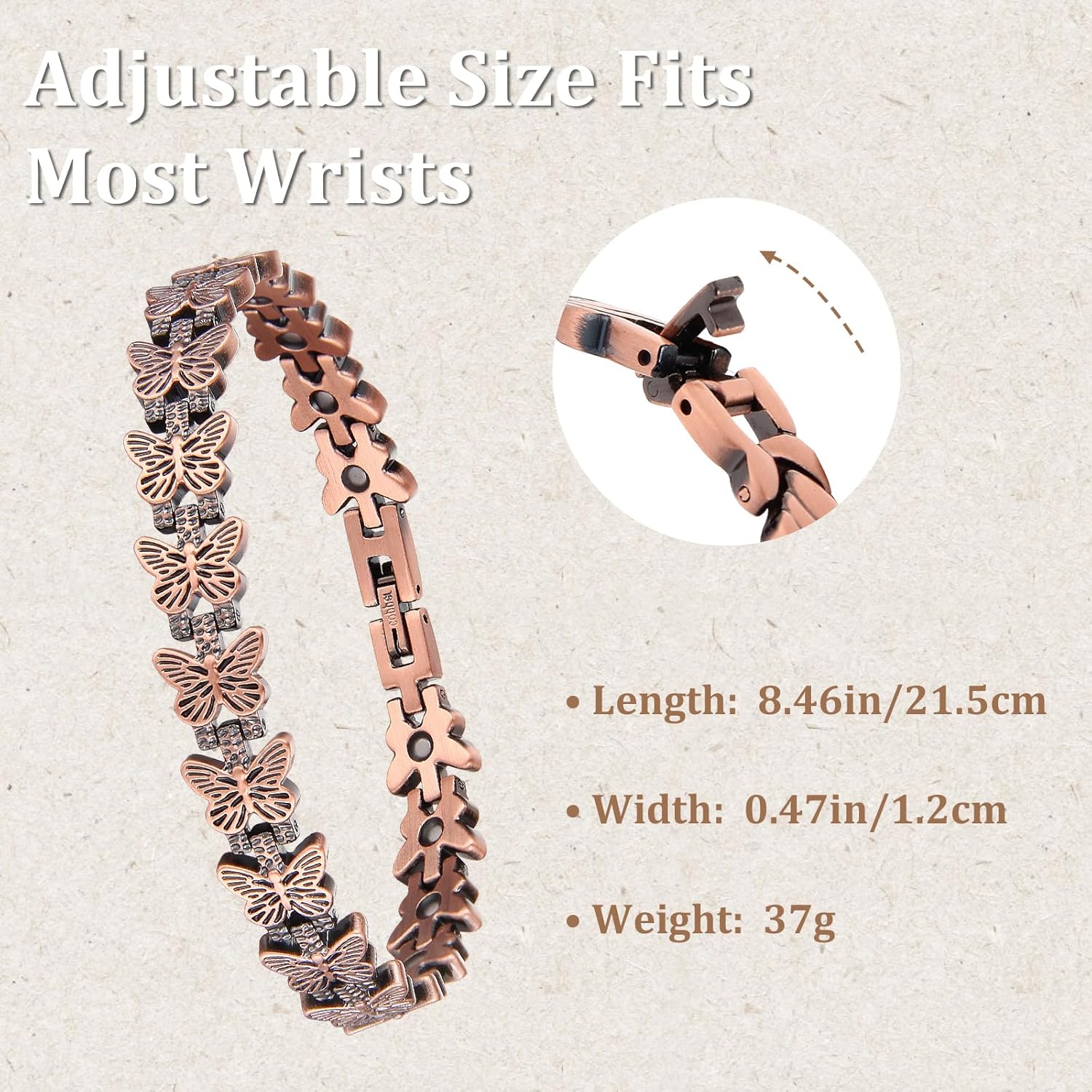 Gelang Magnetik Tembaga Premiu - Health Wellness Bracelet ulasan dan harga