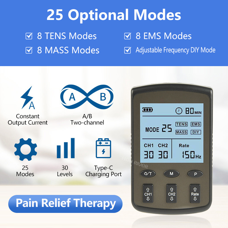 Mesin Stimulator Otot Unit Pul - Tens Pain Relief Unit ulasan dan harga