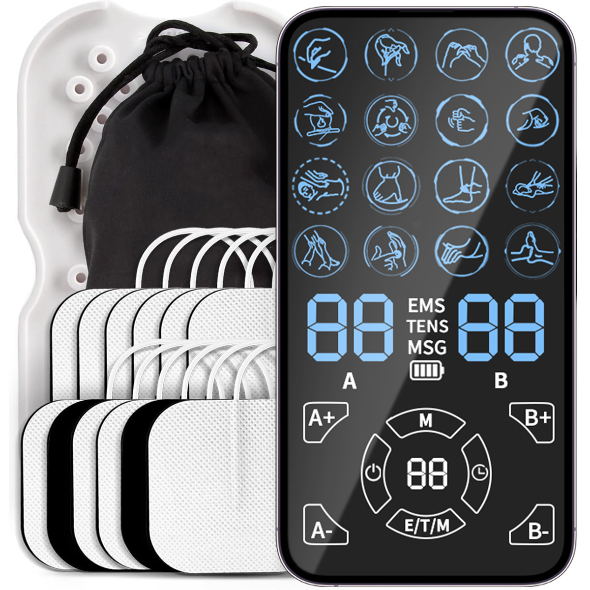 Alat Pijat TENS EMS Pereda Nye - Tens Pain Relief Unit ulasan dan harga