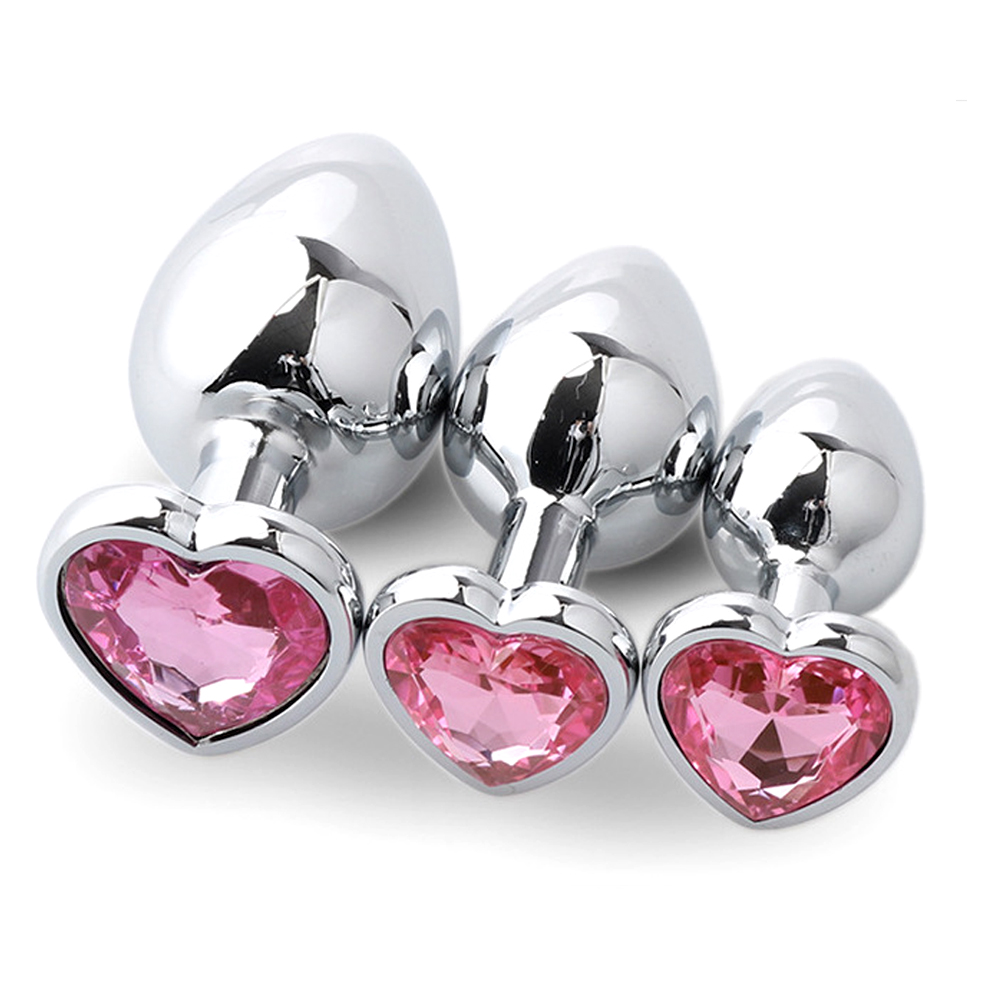 3PCS Anal Plug Logam untuk Pas - Health Wellness Product ulasan dan harga