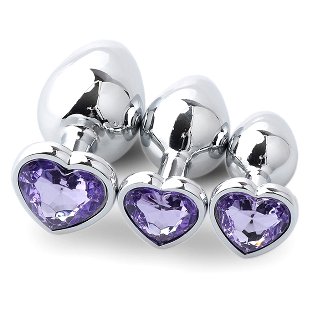 3PCS Anal Plug Logam untuk Pas - Health Wellness Product ulasan dan harga
